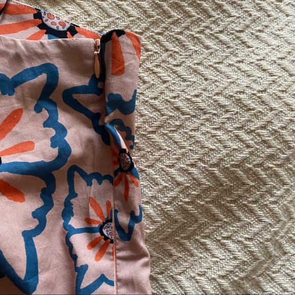 Anthro Atelier one sleeve Nadia floral romper lavender purple M - Picture 12 of 15